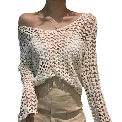 Chic Sweet And Spicy Sexy Sun Protection Sweater