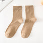 Tube Socks Autumn And Winter Solid Color
