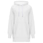 Women's Solid Color Hooded Split Shoulder Sleeve Sweater