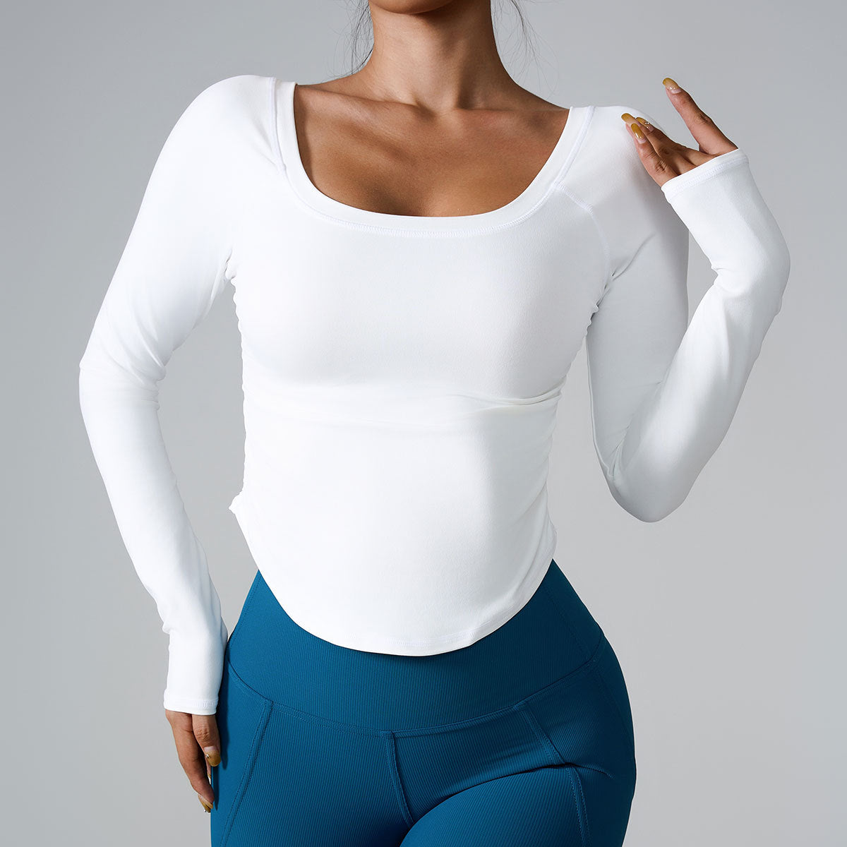 Sports Long Sleeve Skinny Yoga Clothes Women