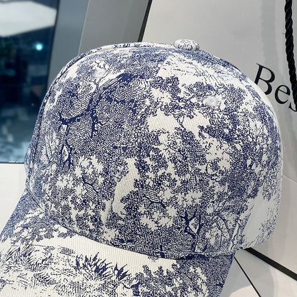 Baseball All-matching Printed Peaked Cap