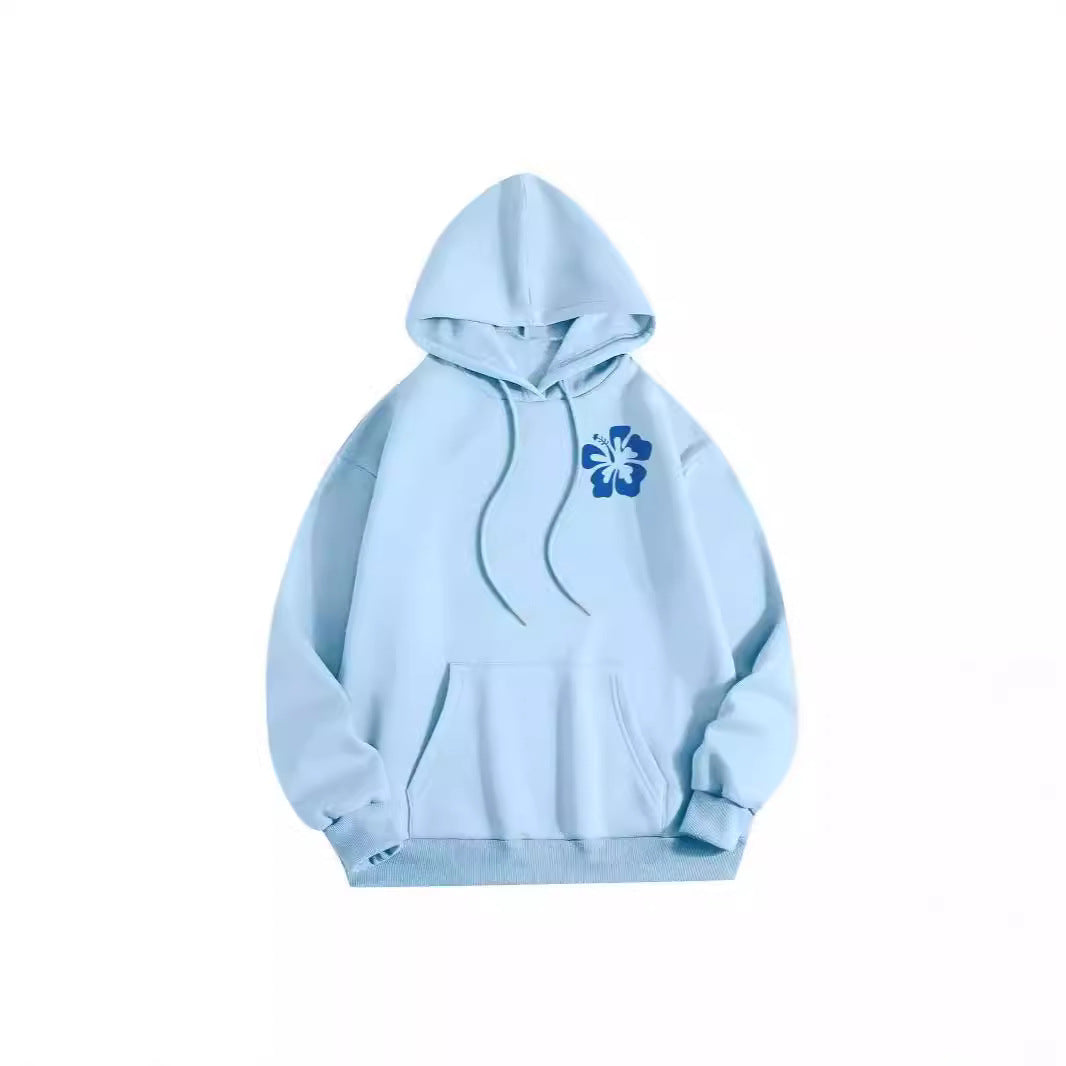 Thread Hoodie Printed Embroidered Sweater Women