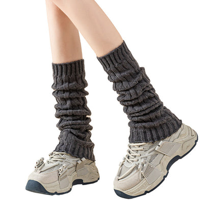 Knitted Long Wool Bunching Socks