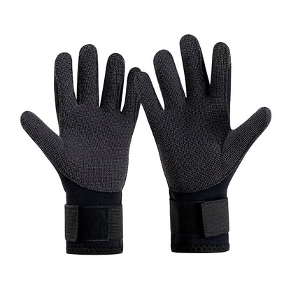 35MM Diving Mittens Wear-resistant Kevlar Titanium Coating Cold-proof Warm Non-slip Water Puncture-proof