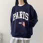 Shirt Fleece Printed Long-sleeved Letter Sweater