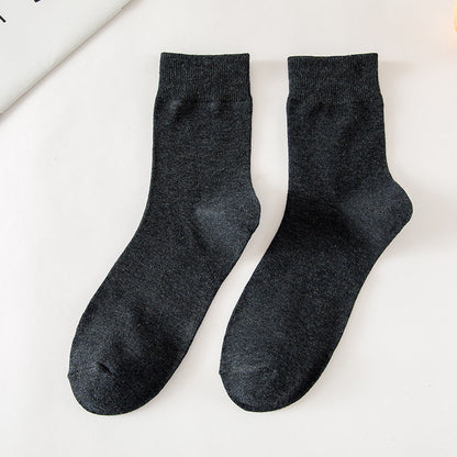 Tube Socks Autumn And Winter Solid Color