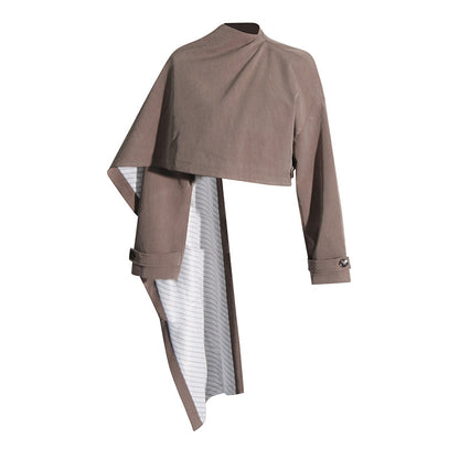 High Waist Cape Shawl Design Small Suit For Women