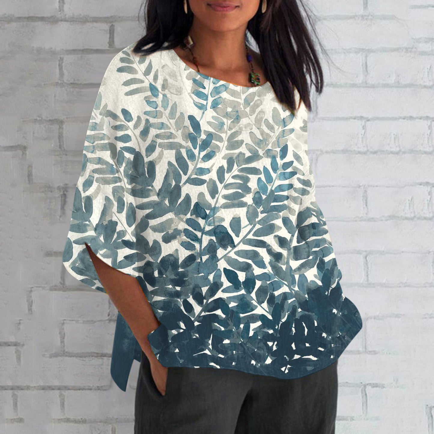 Women's 3D Printed Long Sleeved T-shirt