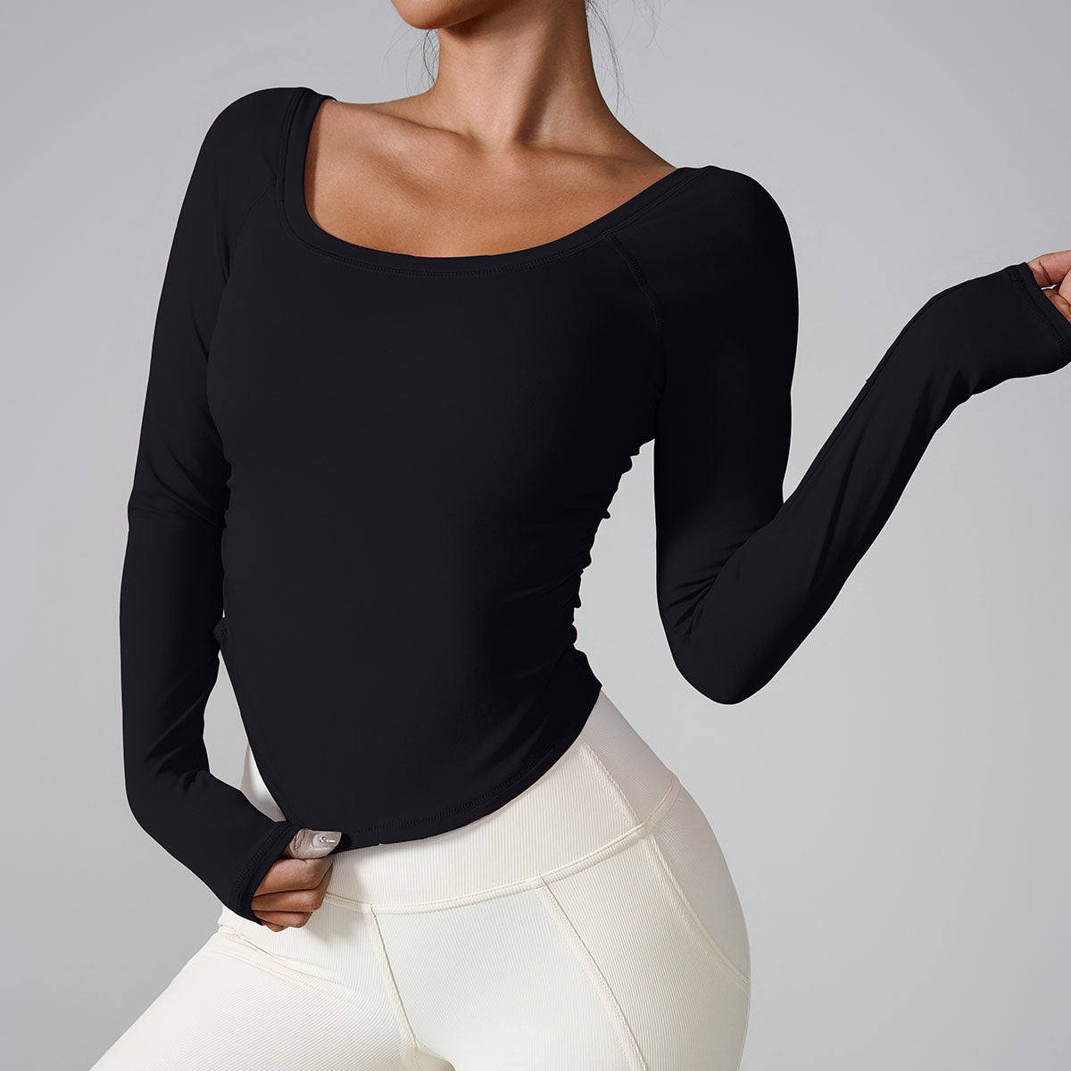 Sports Long Sleeve Skinny Yoga Clothes Women