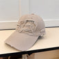 Sun Hat Make Old Ripped Soft Top Baseball Cap