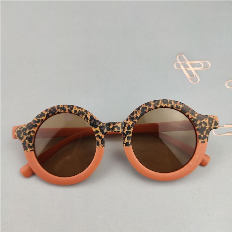 Fashion Boys And Girls Round Frame Sunglasses
