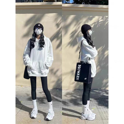 Loose Fashion Hooded Couple Coat