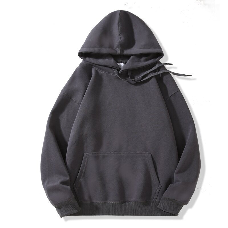 Loose Fashion Hooded Couple Coat
