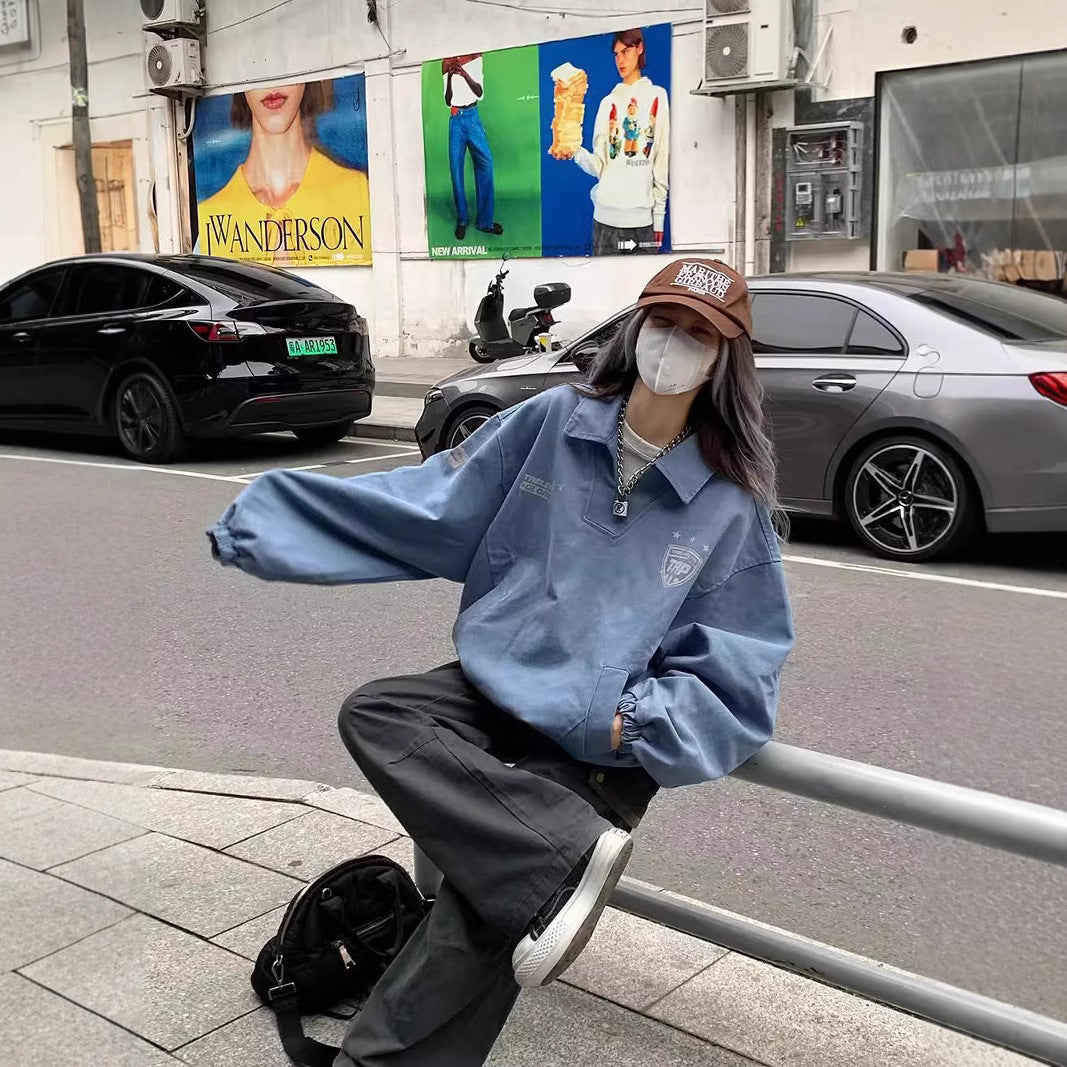 Personality Men's And Women's Retro Top