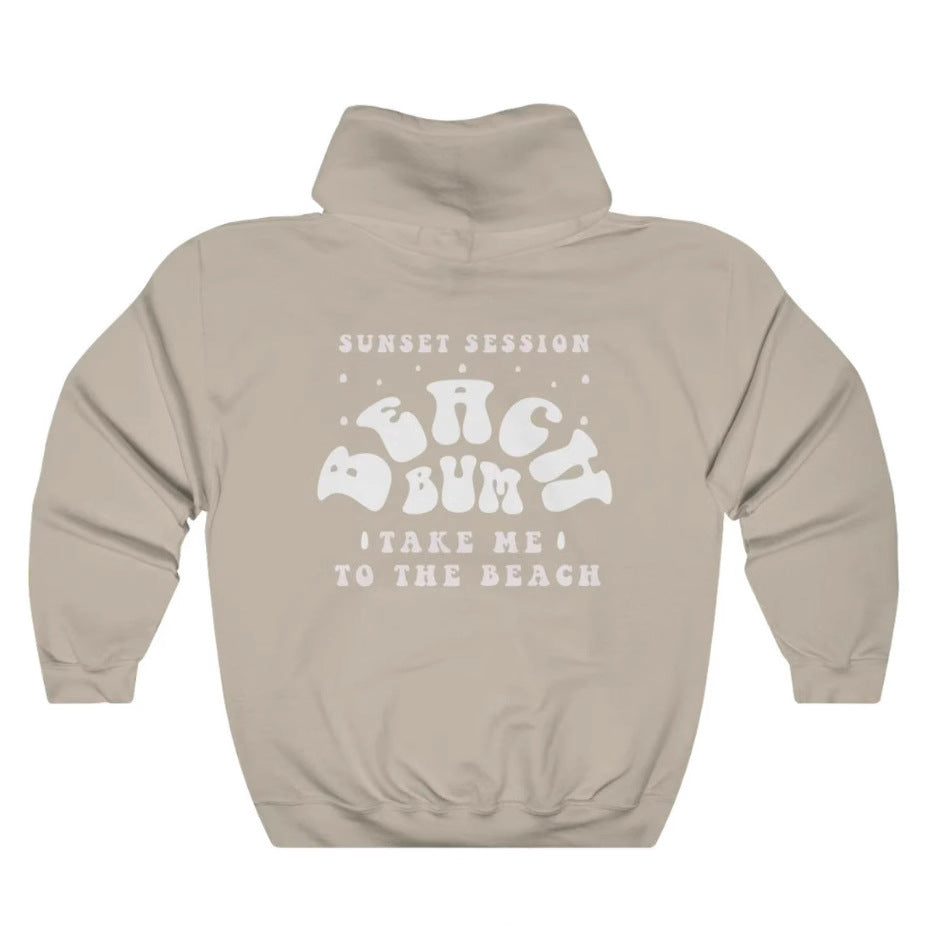 Hooded Men's And Women's Same Printed Sweater