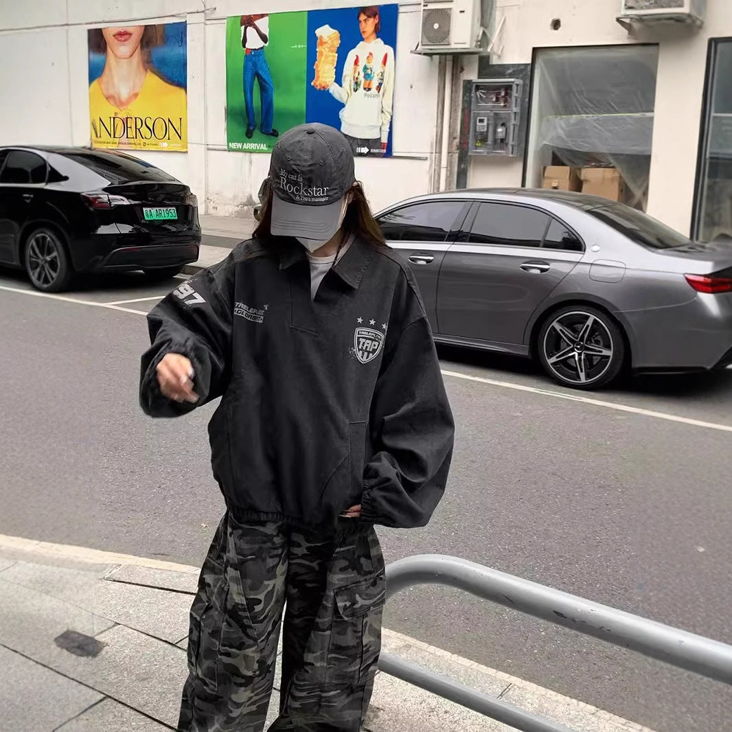 Personality Men's And Women's Retro Top