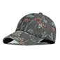 Denim National Advance Flower Printed All-matching Baseball Cap