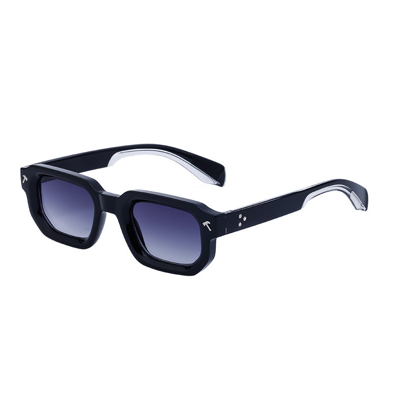 Square Frame Sunglasses Men's Advanced Driving Small Frame Sunglasses Men