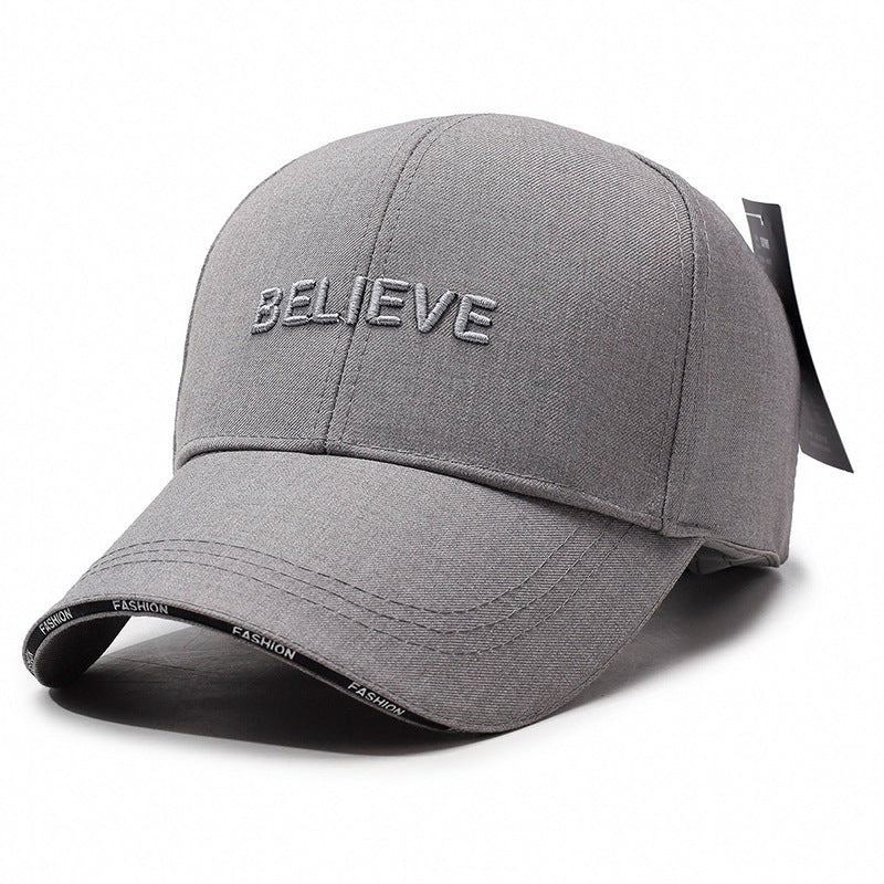 Letter Embroidered Baseball Cap All-match