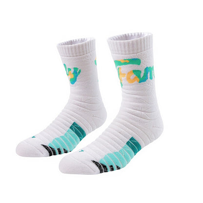 Basketball Men's American-style Long Towel Bottom Sports Socks