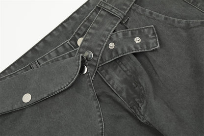 Loose Denim Trousers Men's Outdoor Tactics