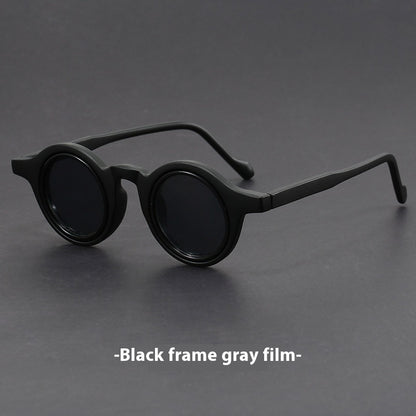 Retro Handmade Tofu Pudding-frame Sunglasses Women's Retro Thick-frame Sunglasses