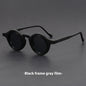 Retro Handmade Tofu Pudding-frame Sunglasses Women's Retro Thick-frame Sunglasses