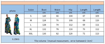 European And American Women's Clothing Southeast Asian Style Fashion Printed Casual Suit