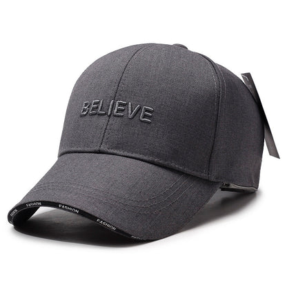 Letter Embroidered Baseball Cap All-match