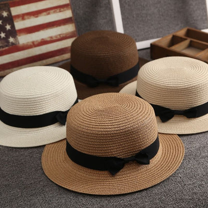 Summer Sun-proof Vacation Bowknot Top Hat