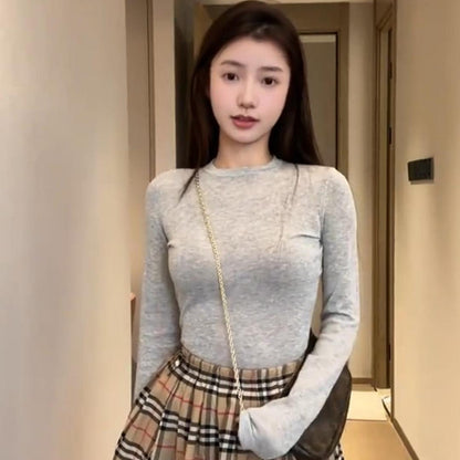 Shoulder Modal Stretch Tight Sports Long Sleeve