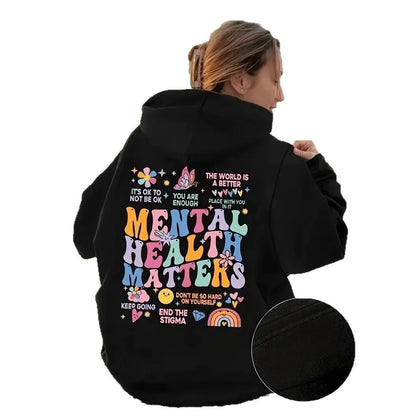 Plain English Letter Slogan Printed Sweater