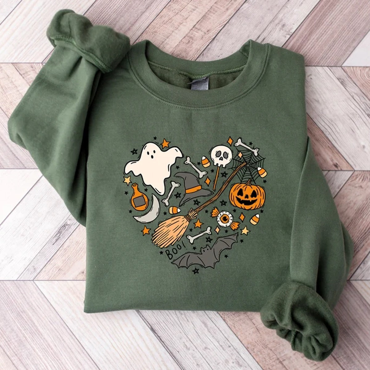 Cartoon Cute Halloween Sports Sweater