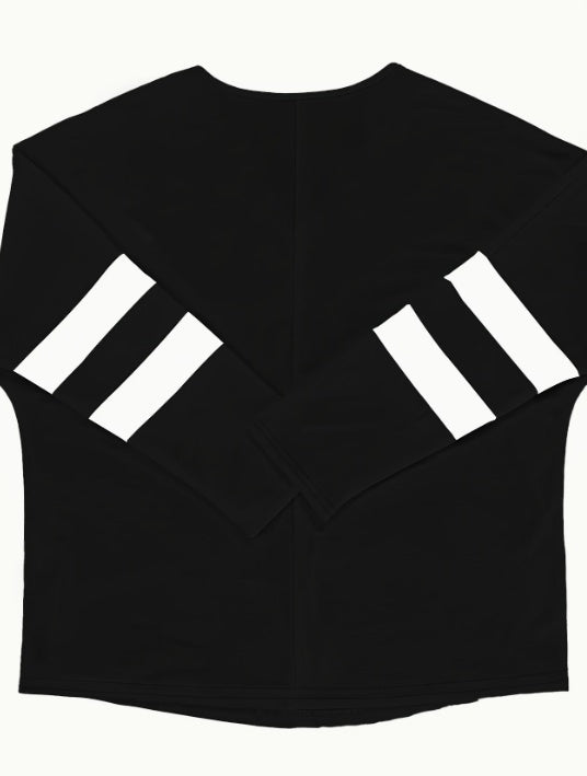 Casual Long Sleeve Loose Sweatshirt