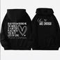 New YOU ARE ENOUGH Lettered Casual Hoodie