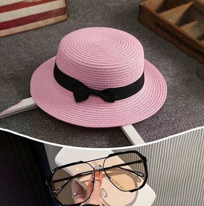 Summer Sun-proof Vacation Bowknot Top Hat