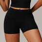 Brushed Polyester Tight Yoga Shorts
