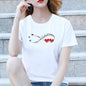 Personal Influencer Springsummer Casual Short-sleeved T-shirt For Women