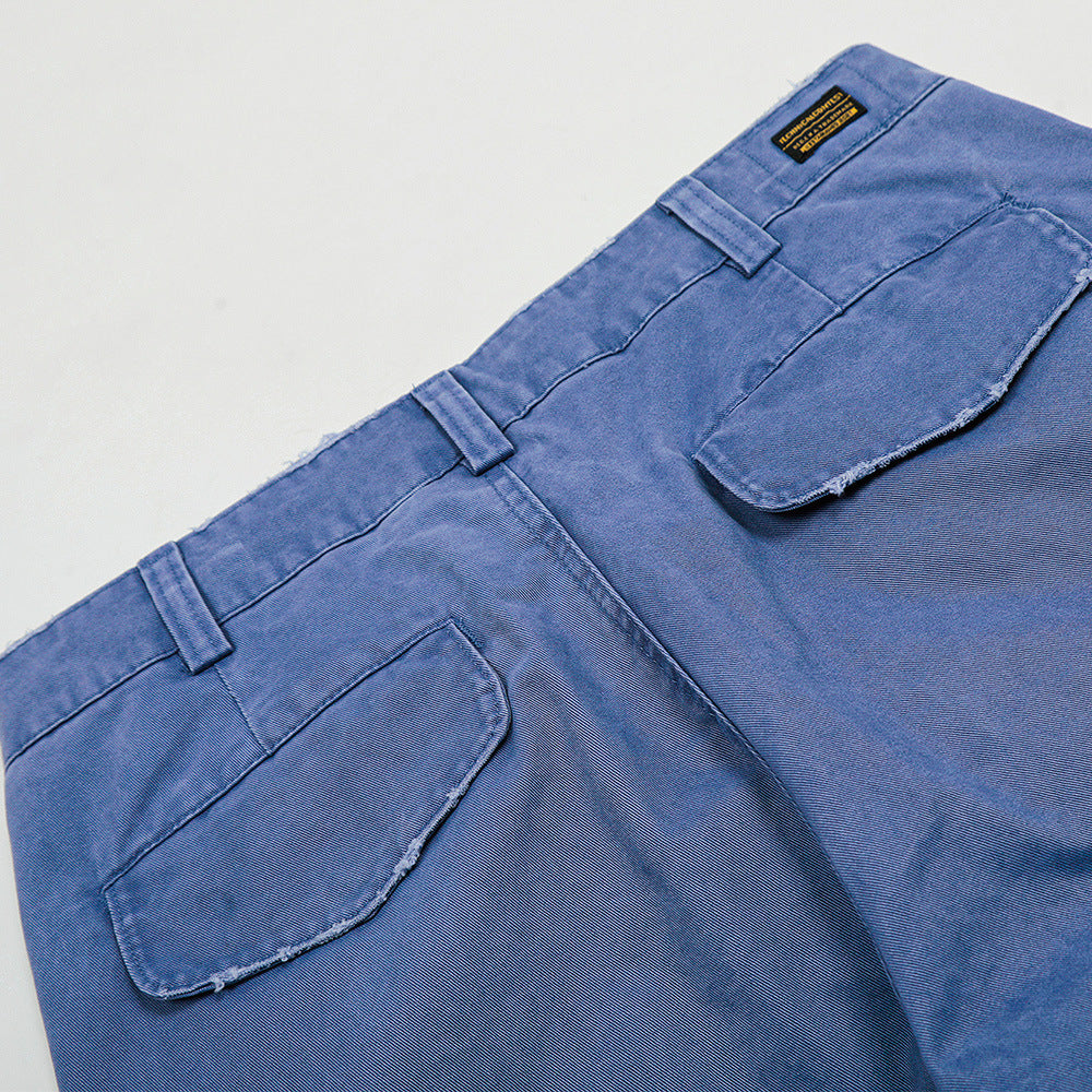 Loose Casual Solid Color Wide Leg Bootcut Pants