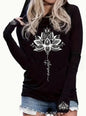Women's Casual Hooded Long Sleeve T-Shirt