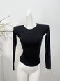 Shoulder Modal Stretch Tight Sports Long Sleeve