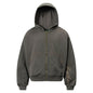 Men's And Women's Same Simple Personality Rivet Zipper Casual Loose-fitting Hoodie Sweater Coat