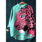 Lapel Long Sleeve Shirt Retro Line Polka Dot Top