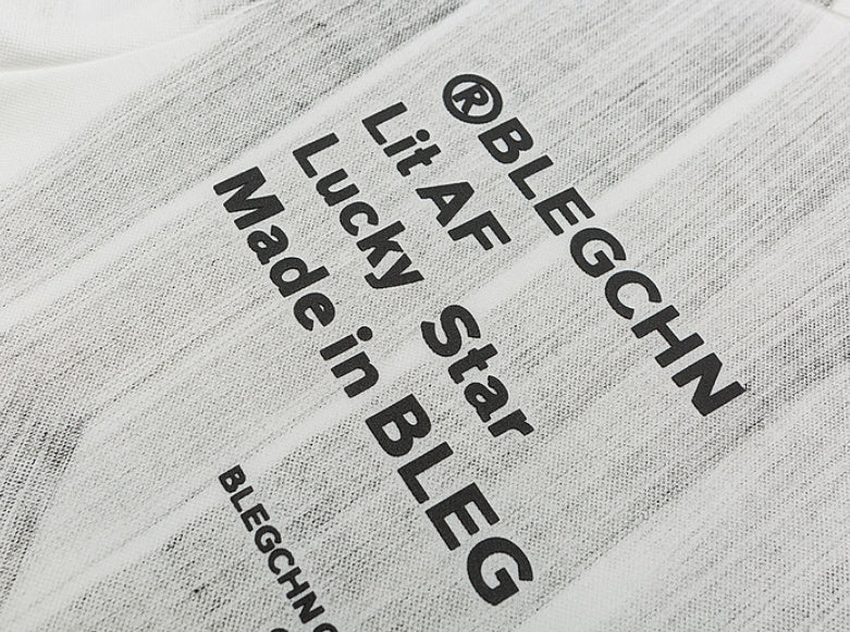 Retro Hand-painted Tie-dyed Long-sleeved T-shirt For Men