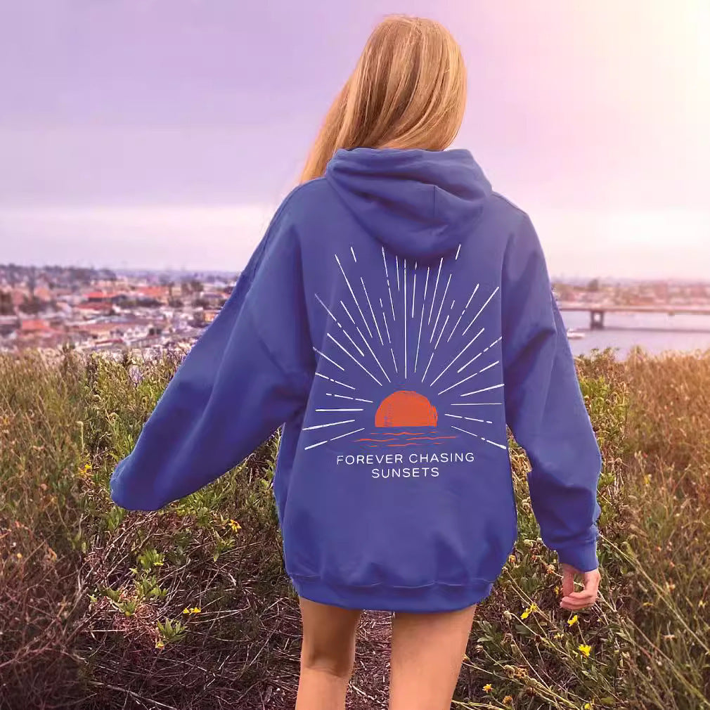 Sweater Printing Stylish Fashion Hooded